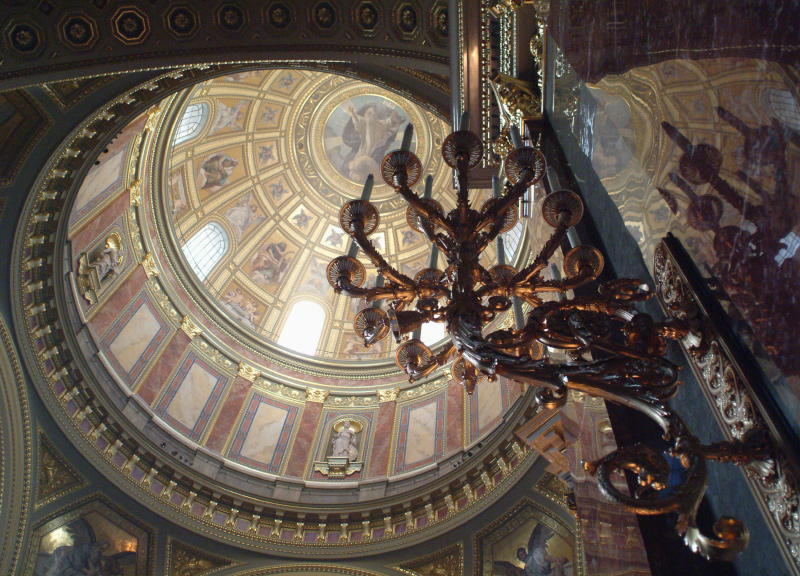 Szent István Bazilika Kapu Restaurálta Nagy Gábor László Fotó Mönich László